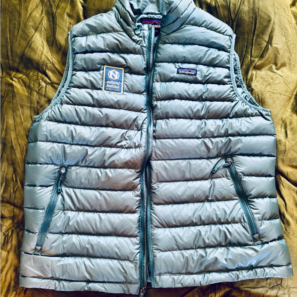 Men’s Teal Patagonia Down Sweater Puffer Vest